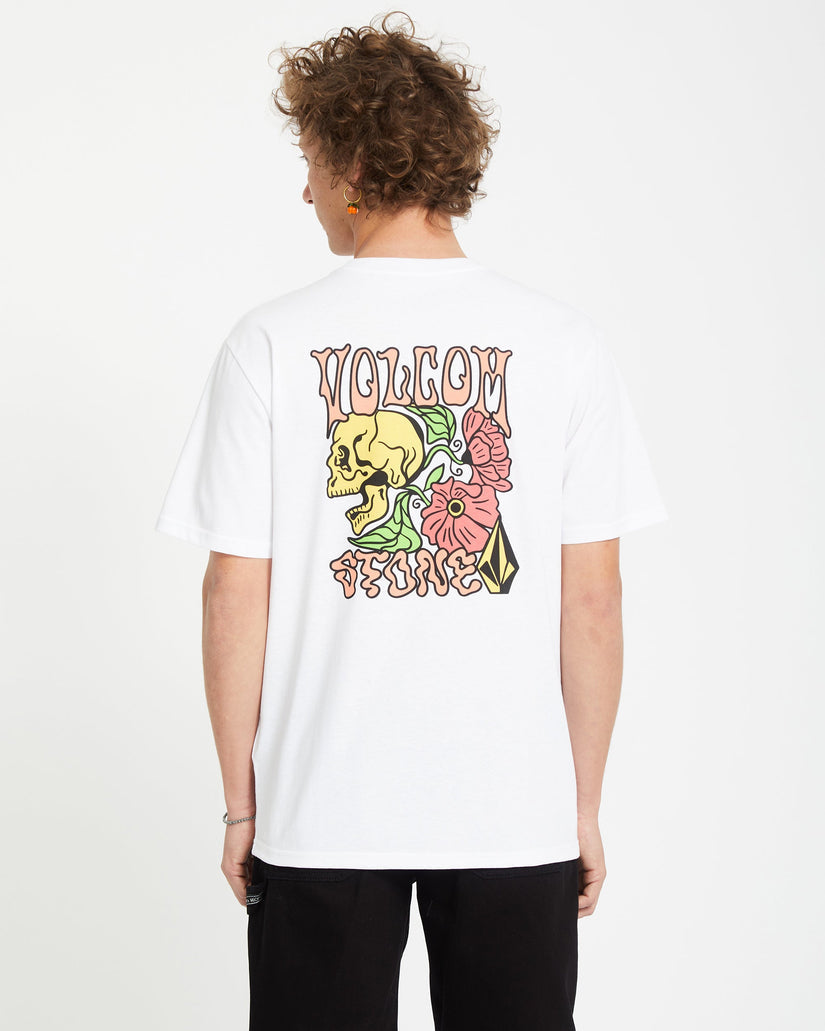 Volcom Mens Tooflow T-Shirt - White - ManGo Surfing