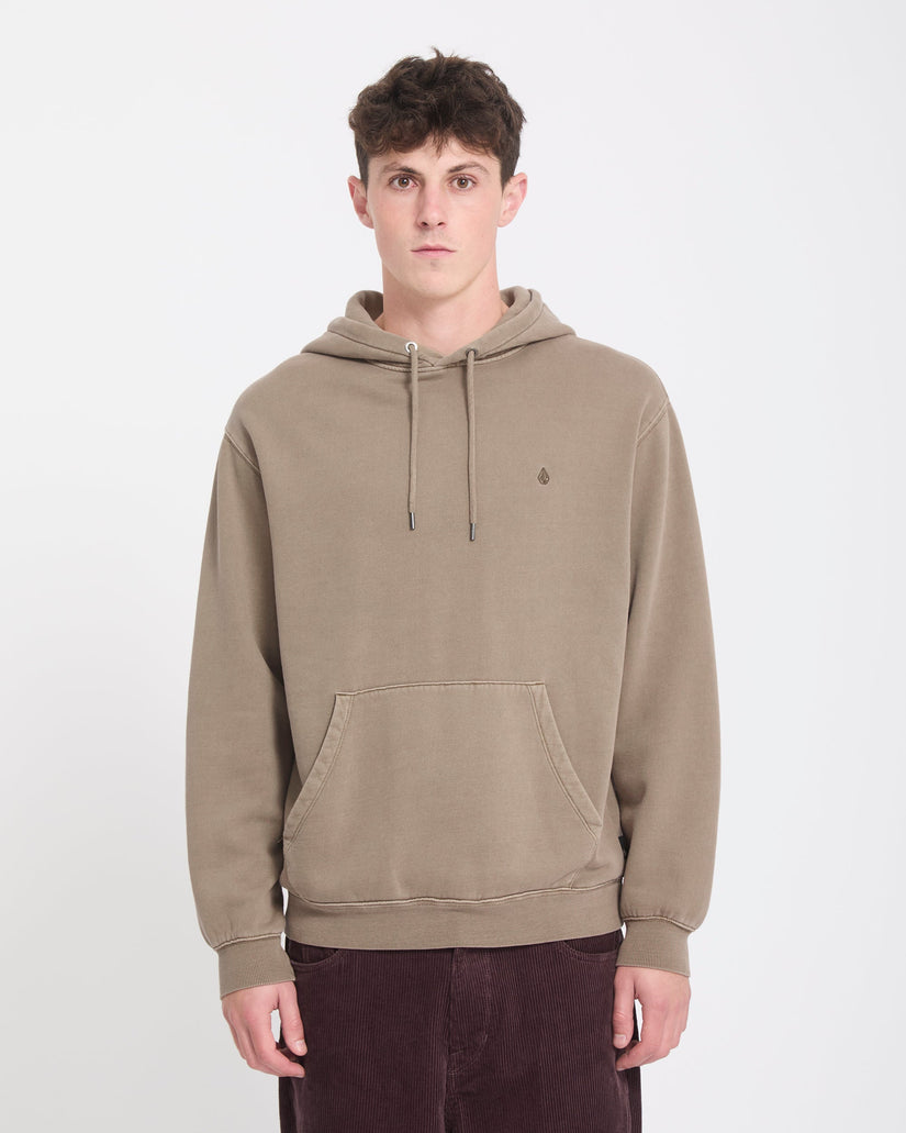 Volcom Mens Single Stone Hoodie - Earth