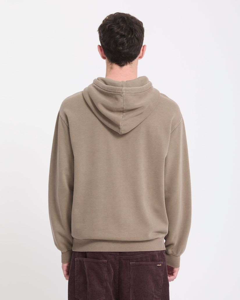 Volcom Mens Single Stone Hoodie - Earth