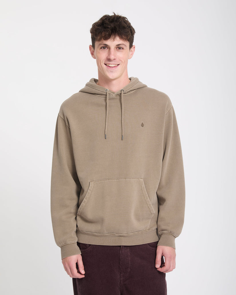 Volcom Mens Single Stone Hoodie - Earth