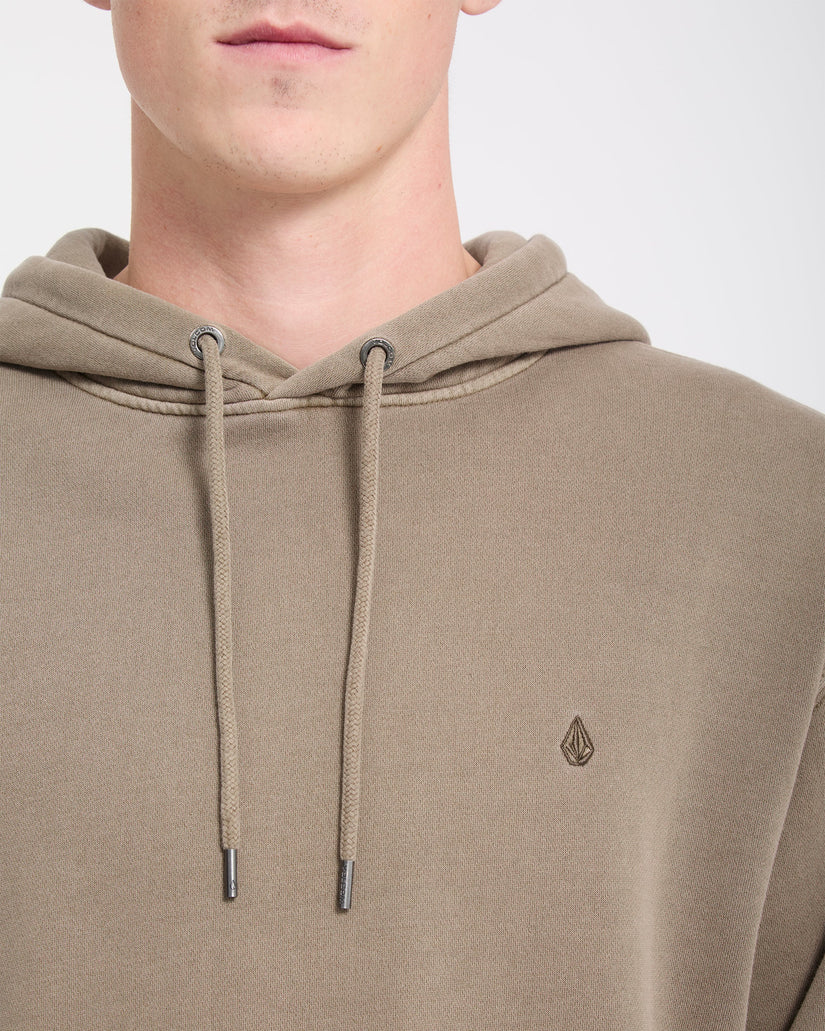Volcom Mens Single Stone Hoodie - Earth