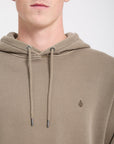 Volcom Mens Single Stone Hoodie - Earth