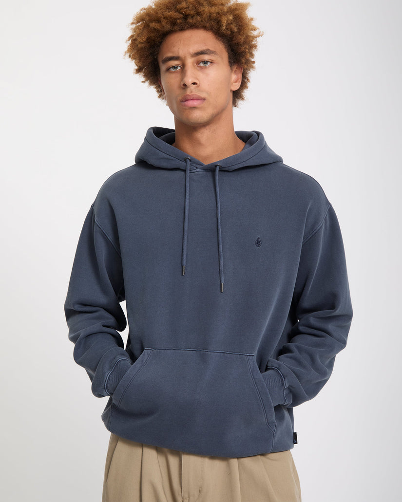 Volcom Mens Single Stone Hoodie - Storm Blue