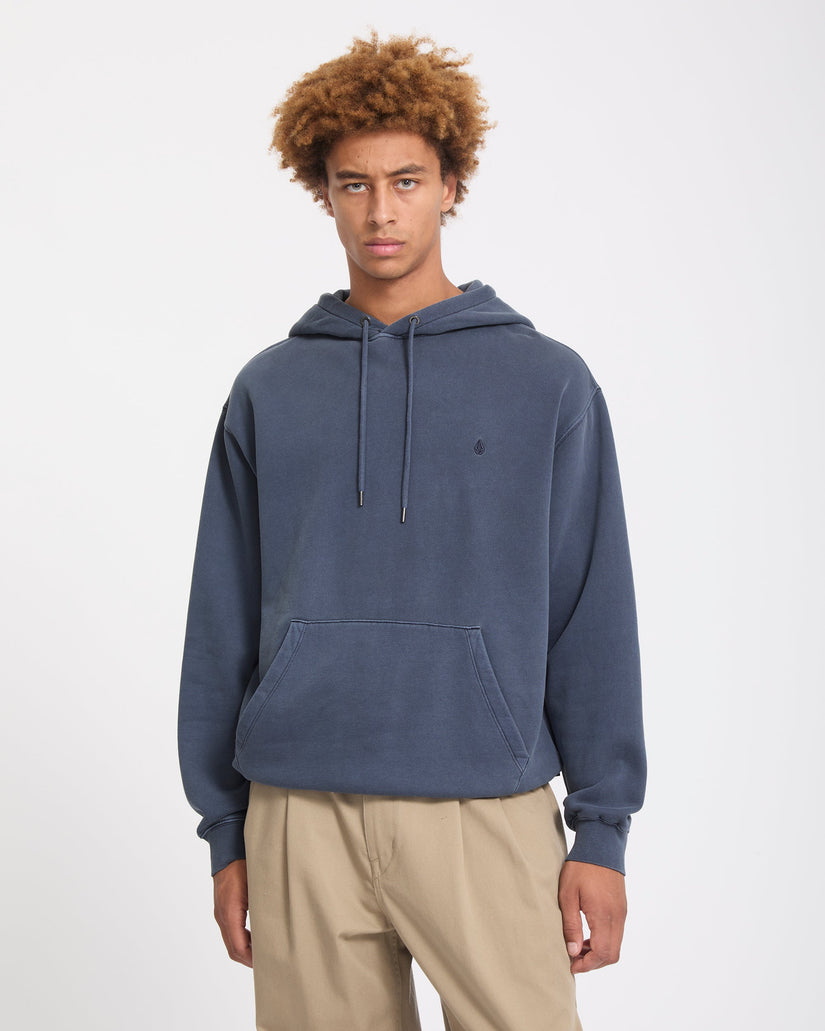 Volcom Mens Single Stone Hoodie - Storm Blue