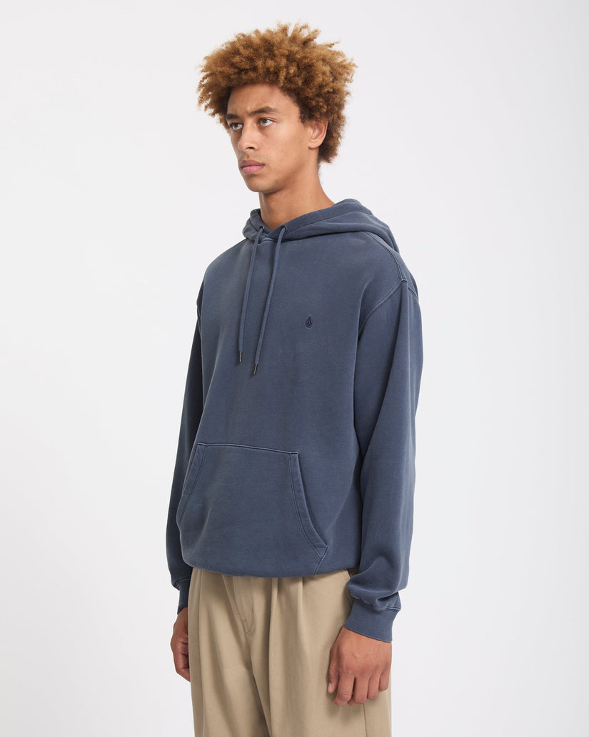 Volcom Mens Single Stone Hoodie - Storm Blue