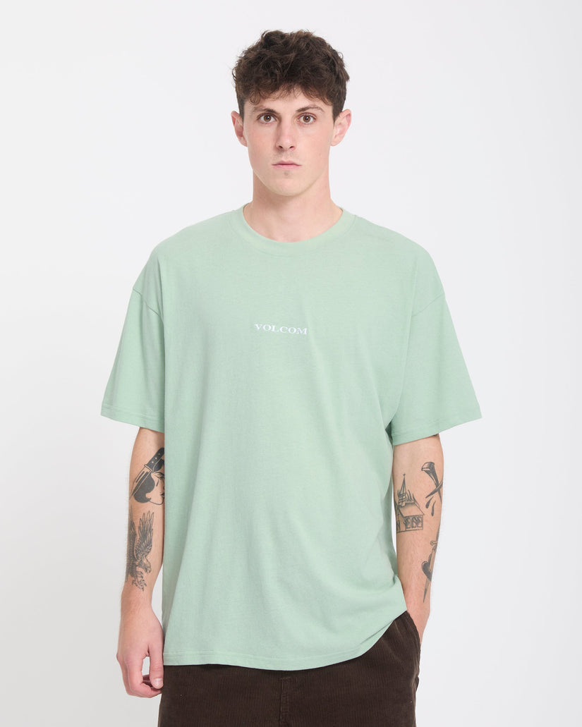 Volcom Mens Stone Short Sleeve T-Shirt - Ice Green