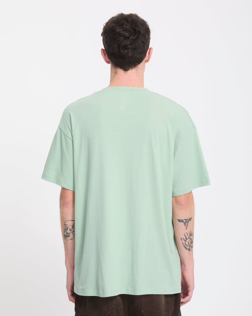 Volcom Mens Stone Short Sleeve T-Shirt - Ice Green