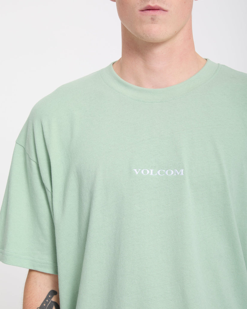Volcom Mens Stone Short Sleeve T-Shirt - Ice Green