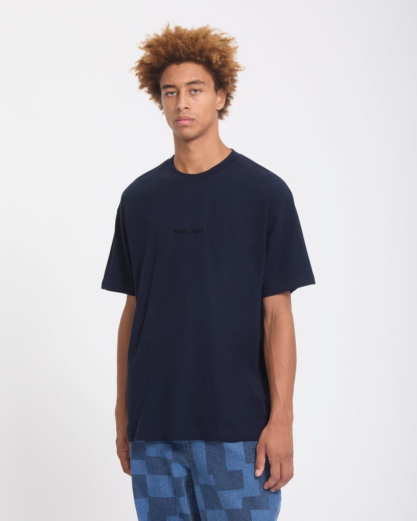 Volcom Mens Stone Short Sleeve T-Shirt - Marine