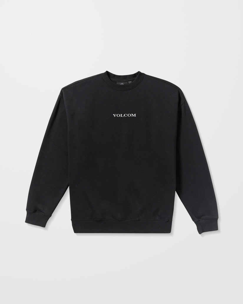Volcom Mens Volcom Stone Sweatshirt - Black - ManGo Surfing