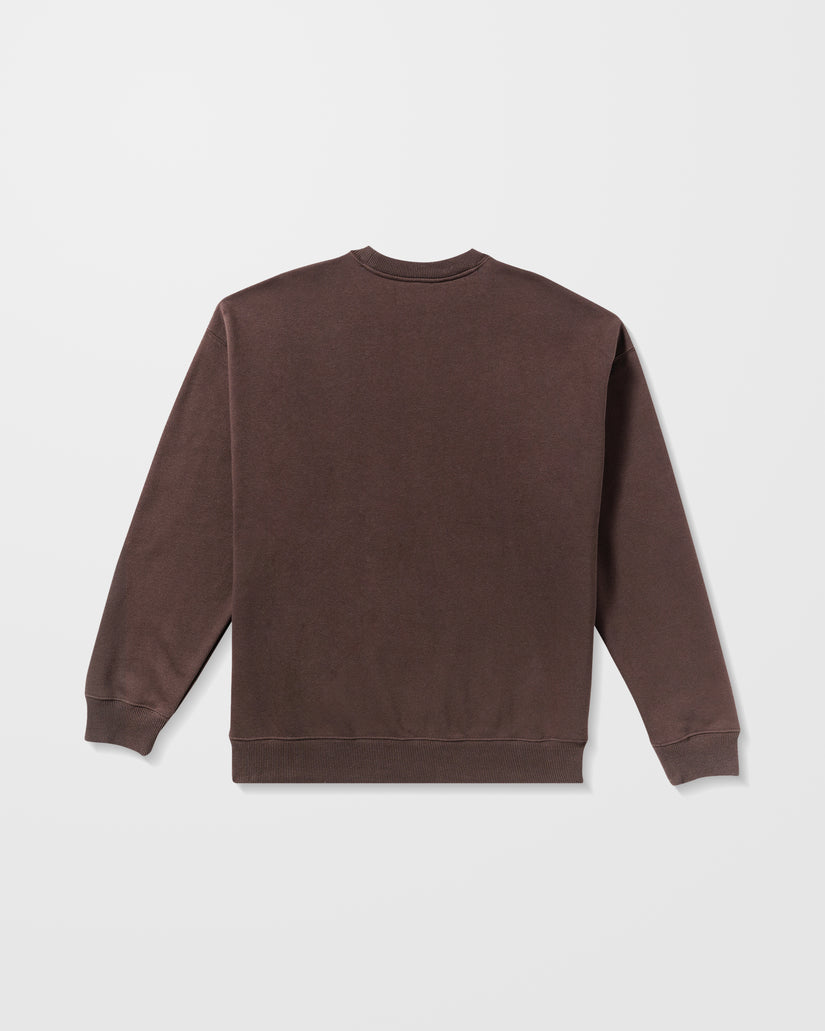 Volcom Mens Volcom Stone Sweatshirt - Cacao - ManGo Surfing