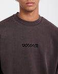 Volcom Mens Big Stone Crew Sweatshirt - Raisin