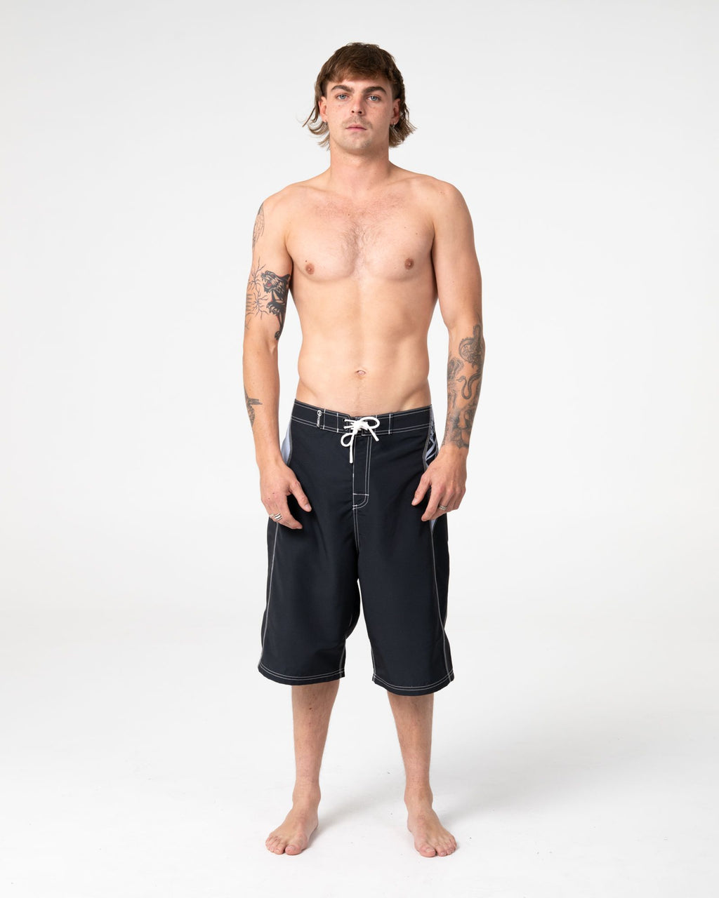 Rusty Mens Oxecutioner 25" Boardshorts - Black