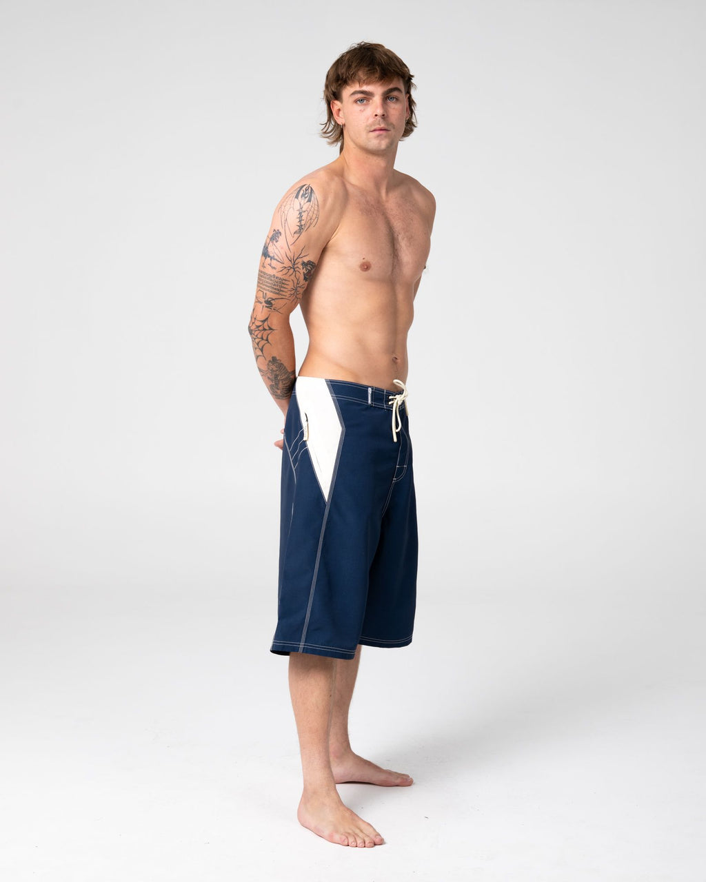Rusty Mens Oxecutioner 25" Boardshorts - Navy Blue
