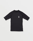 Volcom Mens Lido Rashguard - Black - ManGo Surfing