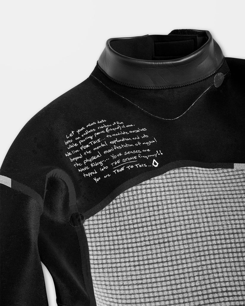 Volcom Mens Modulator 3/2 Long Sleeve Back Zip Wetsuit - Black - ManGo Surfing