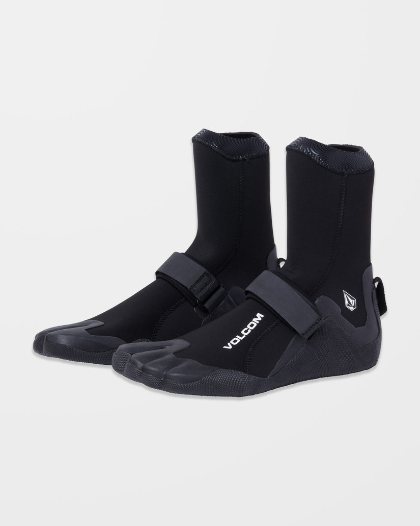 Volcom Mens 3mm Split Toe Bootie - Black - ManGo Surfing