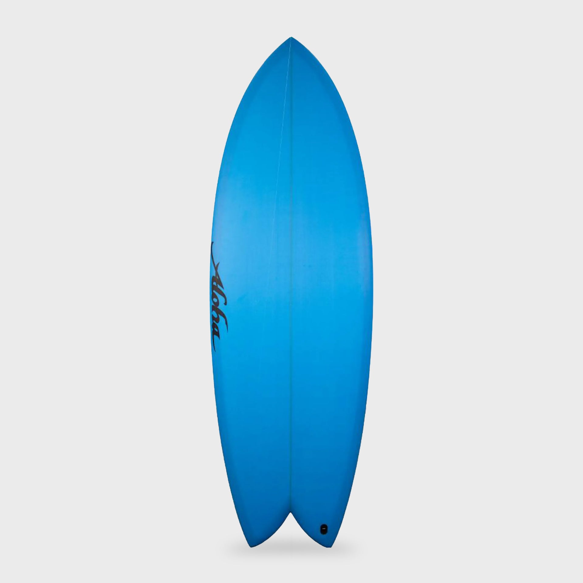 Aloha 5&#39;6 Keel Twin PU Blue - Twin Fin Surfboard