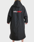 Adults Dryrobe - Advance Long Sleeve Dryrobe - Black/Grey - ManGo Surfing