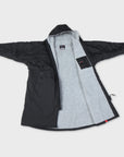 Adults Dryrobe - Advance Long Sleeve Dryrobe - Black/Grey - ManGo Surfing