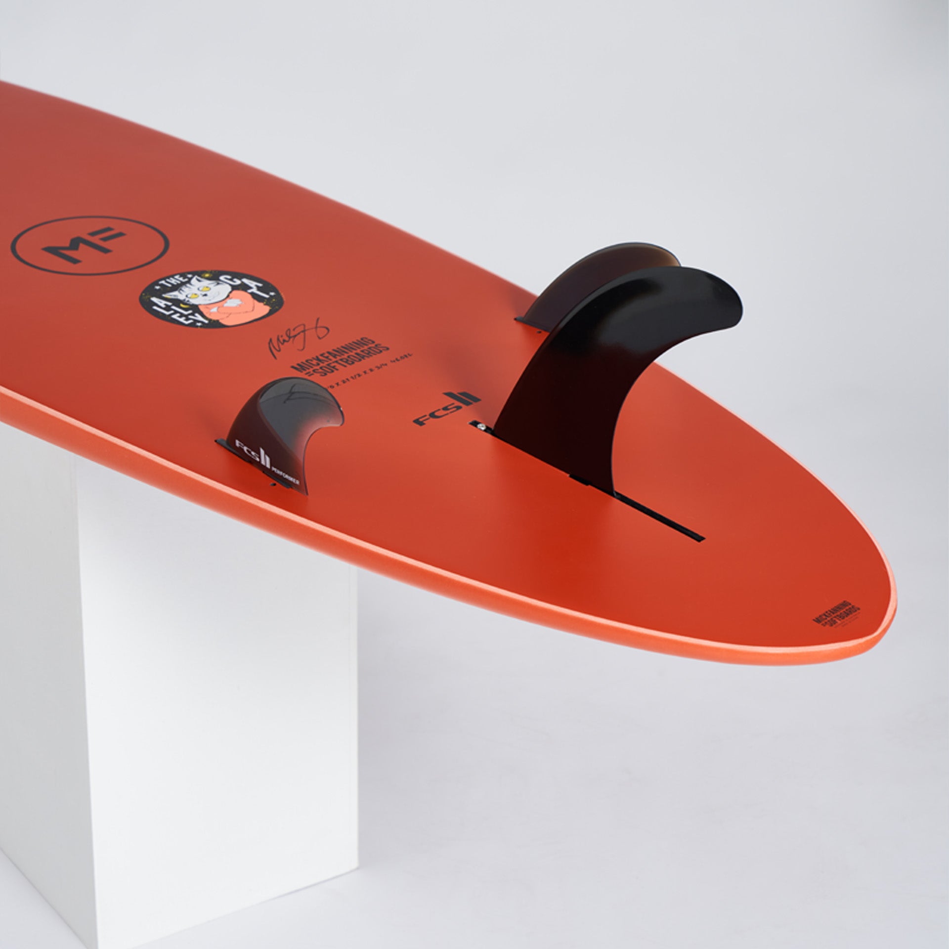 Mick Fanning Alley Cat EpoxyPro Surf10 Plug + FCSII 2F - Rust