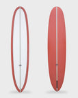 Aloha PinTail Noserider Longboard Tint & Polish Surfboard - Blood Red