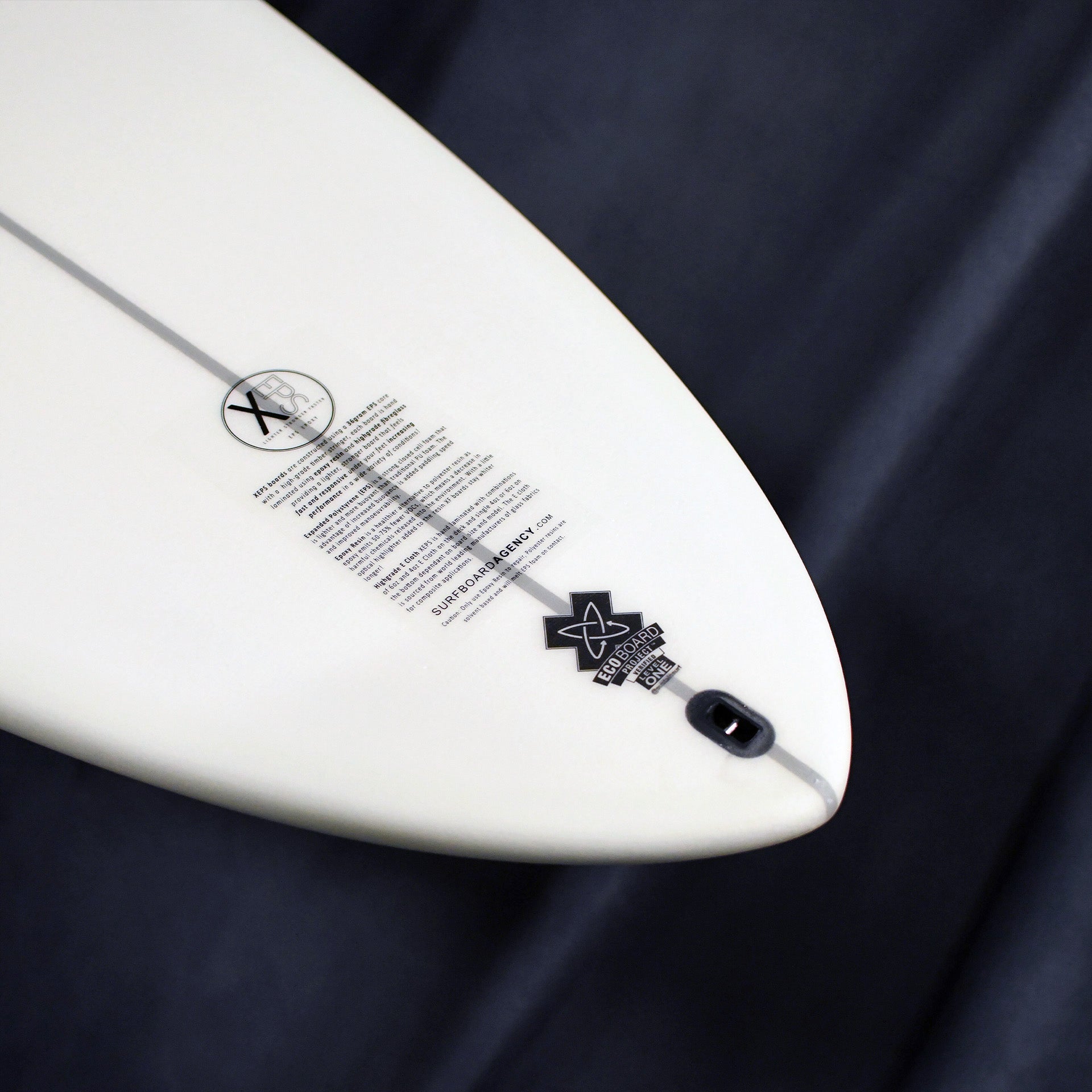Aloha Fun Division Long PU Surfboard ( 1+2FCSII ) - Clear