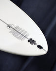 Aloha Fun Division Long PU Surfboard ( 1+2FCSII ) - Clear