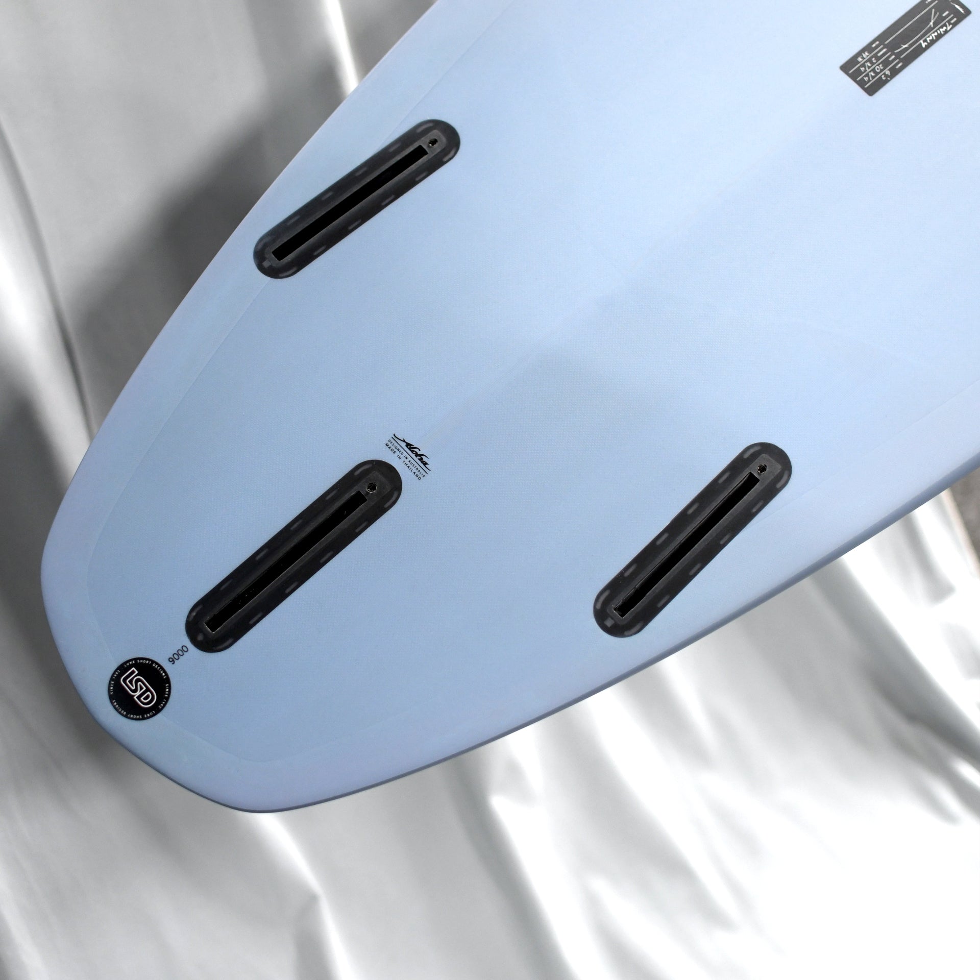 Aloha X LSD Twinny PU Tint Twin Fin Surfboard - Sky