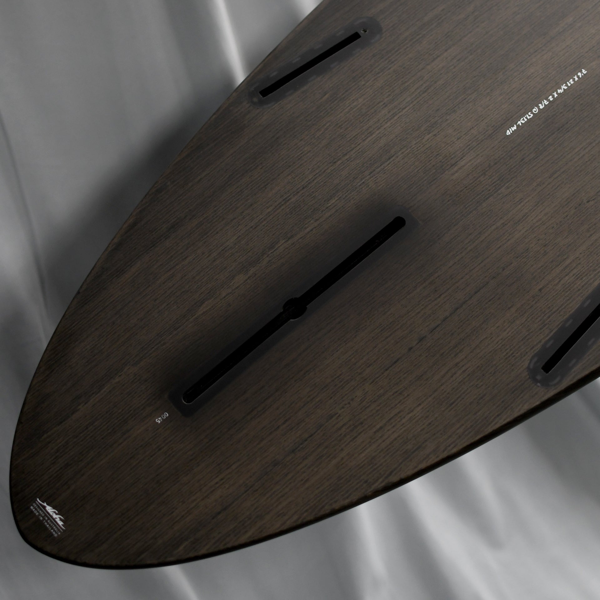 Aloha Mid 3F (1+2FTU) Ecoskin Mid Length (Futures) Surfboard - Black