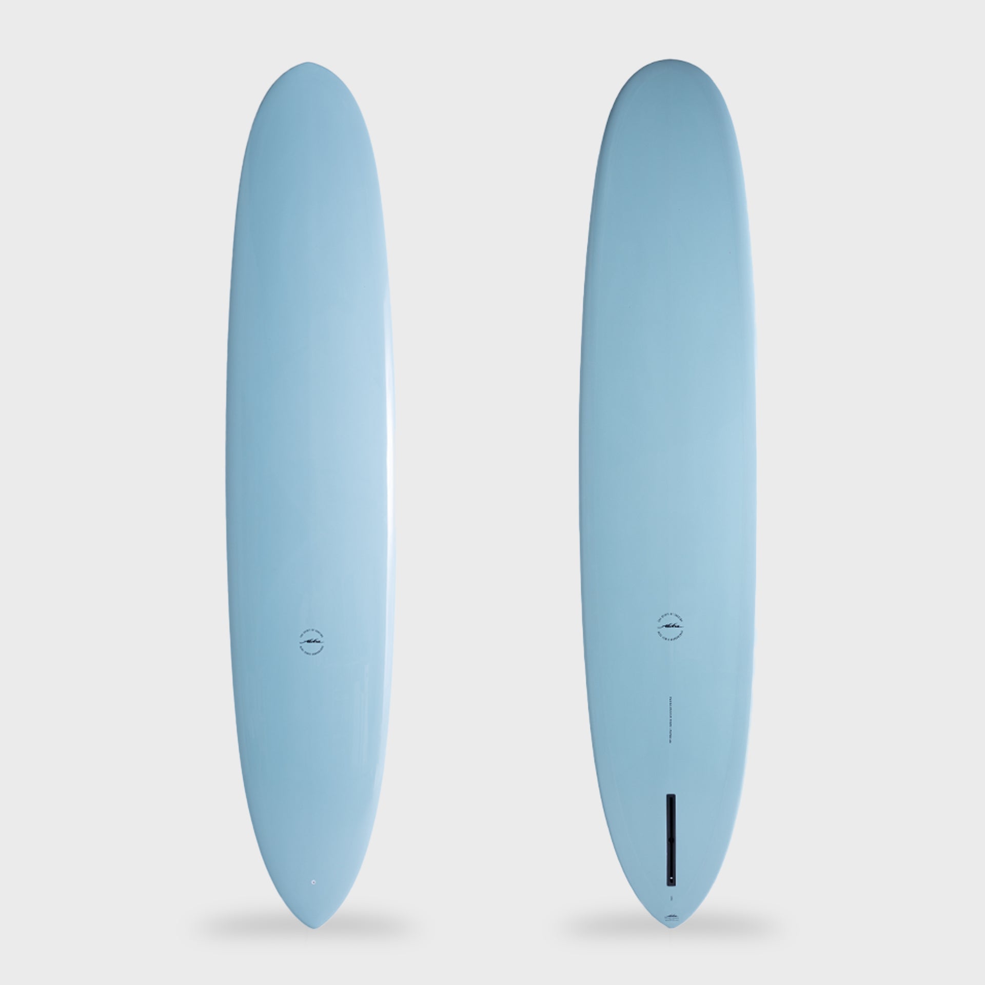 Aloha PinTail Noserider Longboard Tint &amp; Polish Surfboard - Eggshell - ManGo Surfing