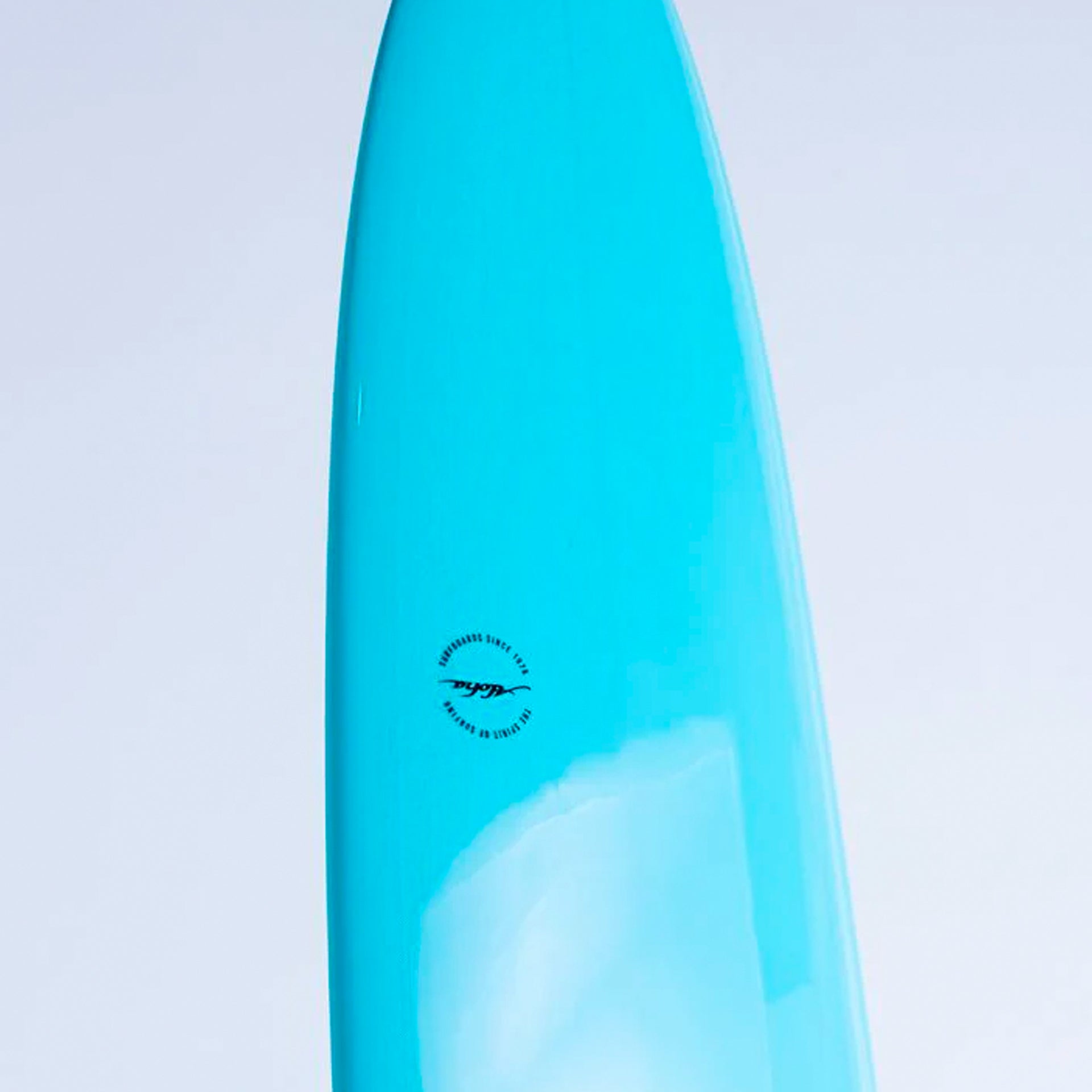 Aloha PinTail PU Tint Polish Surfboard NR 10'SlotBox - Aqua - ManGo Surfing