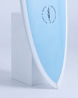 Aloha Twin Pin PU Tint Polish Surfboard 3F (FCSII) - Sky