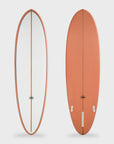 Aloha Fun Division Mid Length Surfboard - Coral