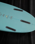 Aloha Jalaan Peanut PU Mid Length Surfboard - Aqua