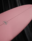 Aloha Jalaan Peanut PU Mid Length Surfboard - Berry