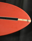 Aloha PinTail Noserider Longboard Tint & Polish Surfboard - Blood Red