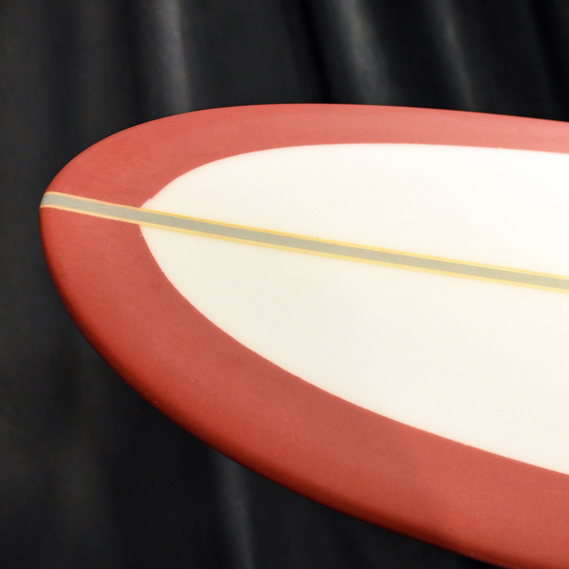 Aloha PinTail Noserider Longboard Tint &amp; Polish Surfboard - Blood Red