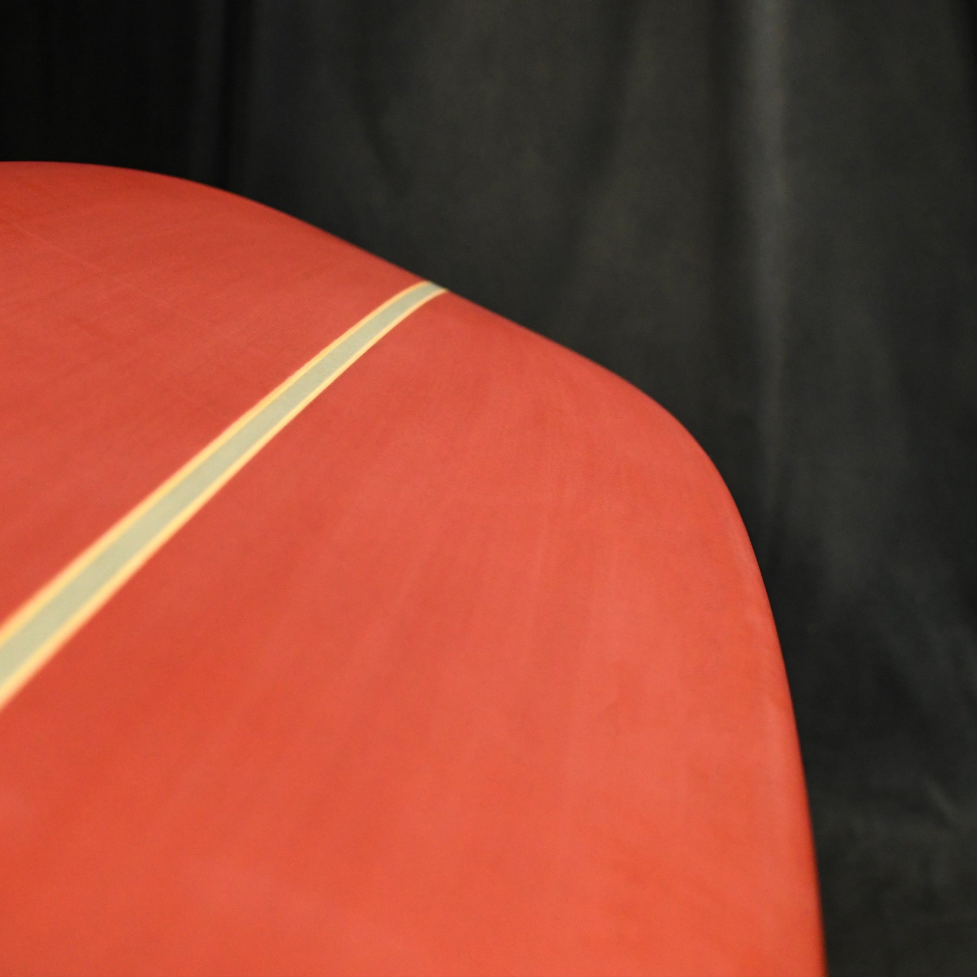 Aloha PinTail Noserider Longboard Tint &amp; Polish Surfboard - Blood Red