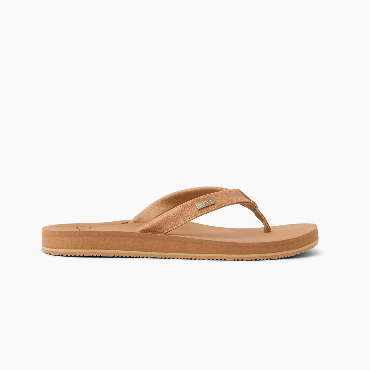 Reef Womens Baja Sands Flip Flops - Almond