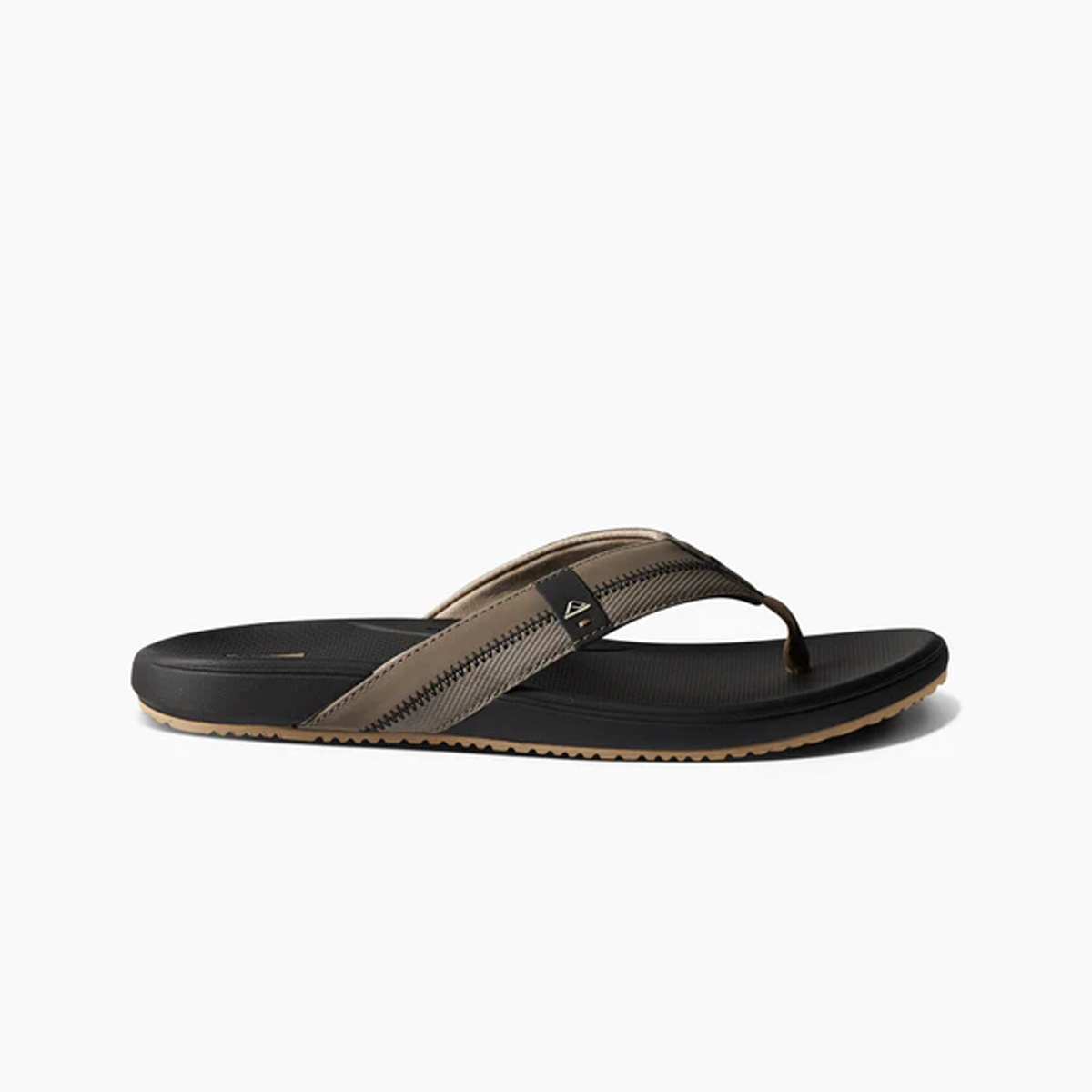 Reef Mens Cushion Phantom 2.0 Flip Flops - Fossil/Raven