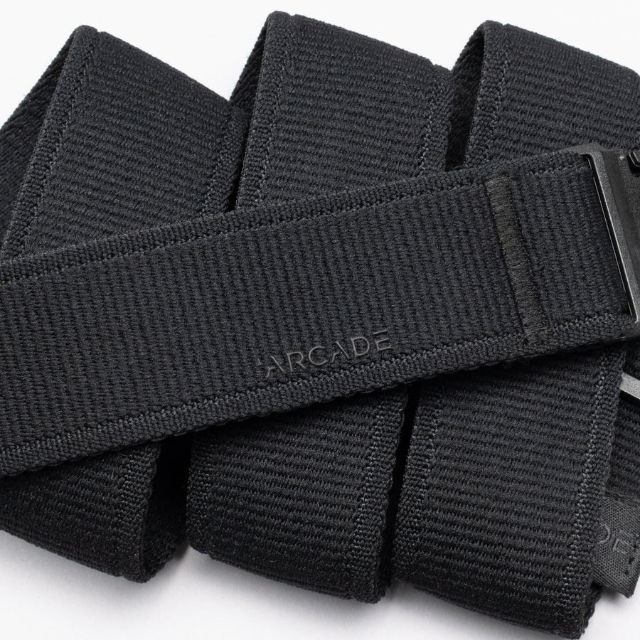 Atlas A2 Elastic Stretch Belt - One Size - Black - ManGo Surfing