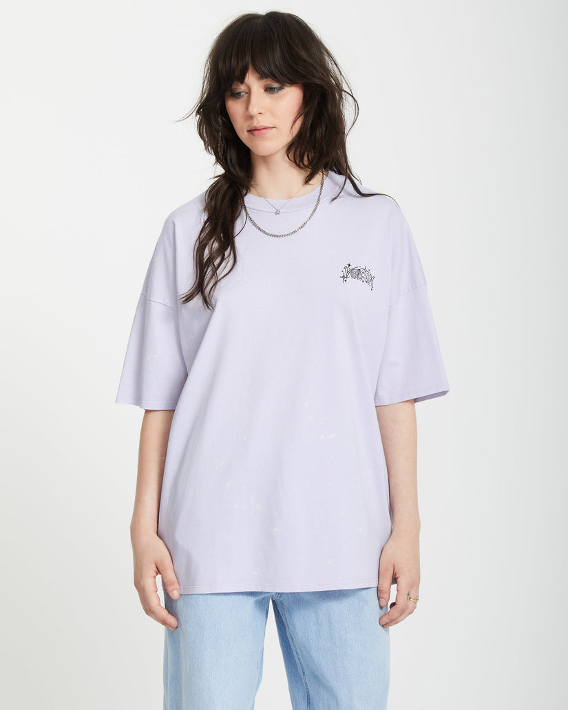 Volcom Womens Voltrip T-Shirt - Dusty Lavender - ManGo Surfing