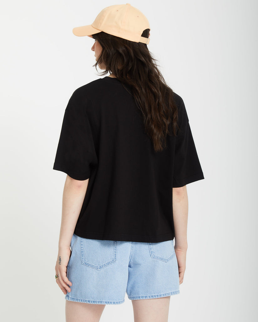 Volcom Womens Stone Blanks Up T-Shirt - Black - ManGo Surfing
