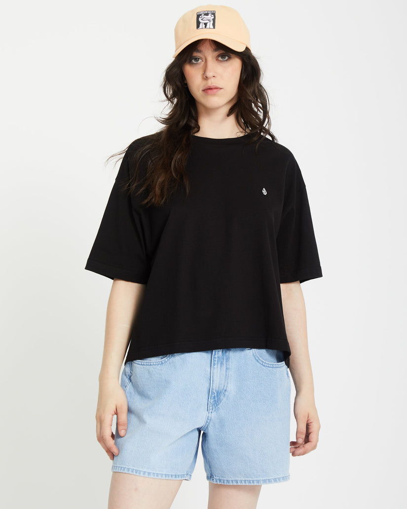 Volcom Womens Stone Blanks Up T-Shirt - Black - ManGo Surfing