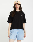 Volcom Womens Stone Blanks Up T-Shirt - Black - ManGo Surfing