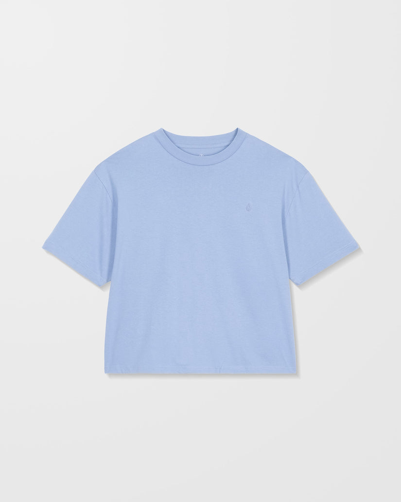 Volcom Womens Stone Blanks Up T-Shirt - Carolina Blue - ManGo Surfing