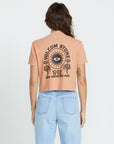 Volcom Womens Dial T-Shirt - Sand Brown - ManGo Surfing