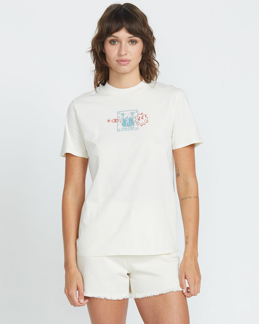 Volcom Womens Filip Rygalski T-Shirt - BONE