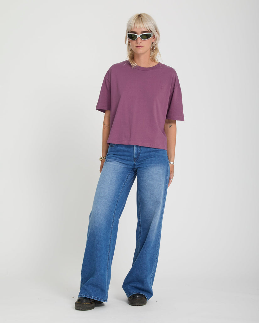 Volcom Womens Stone Blanks Up T-Shirt - Orchid